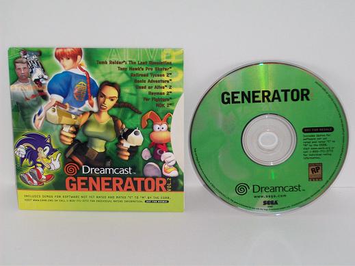 Generator Volume 2 (demo disc) - Dreamcast Game